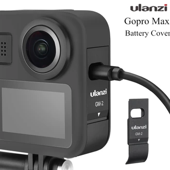 

Ulanzi GM-2 Gopro Max Battery Cover Detachable Battery Lid Type-c Charging Port 1:1 Design Cover Case for Gopro Max Accessories