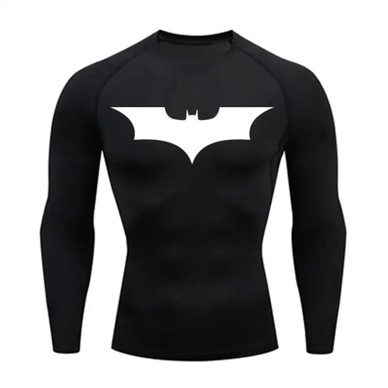 Бэтмен Зима Высокое качество новое термобелье мужские комплекты нижнего белья компрессионный флис пот быстро сохнет термо мужская одежда