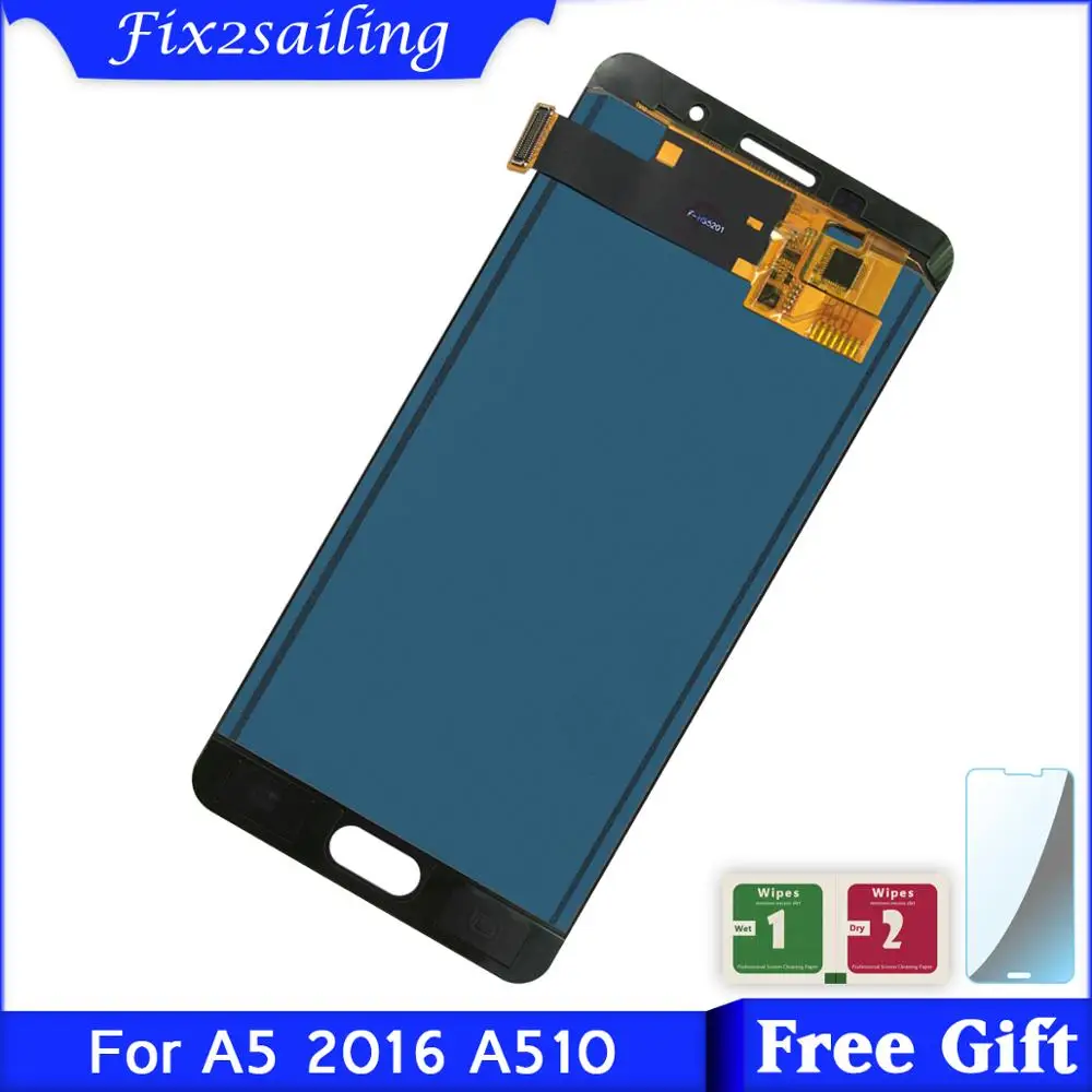 

Tested LCD Replacement For Samsung Galaxy A5 2016 A510 A510F A510M A510FD LCD Display Touch Screen Digitizer Assembly
