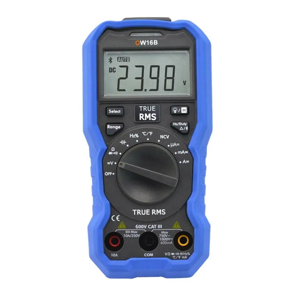 

Owon OW16B Volt Current Meter Multimeter Ohm Resis hFE Capacitance NCV Hz Test
