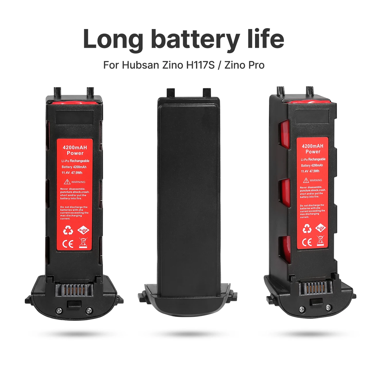 Bateria para Hubsan Quadcopter, H117S, Zino, GPS,