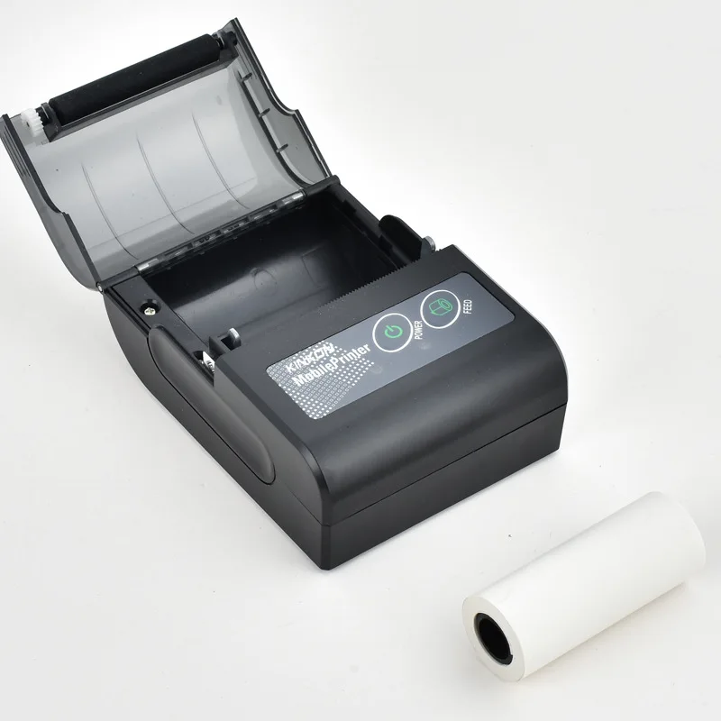 

Jinkang 58mm Portable Bluetooth 4.0 Receipt Printer Wireless Hand-Held Take-out Thermal Printer