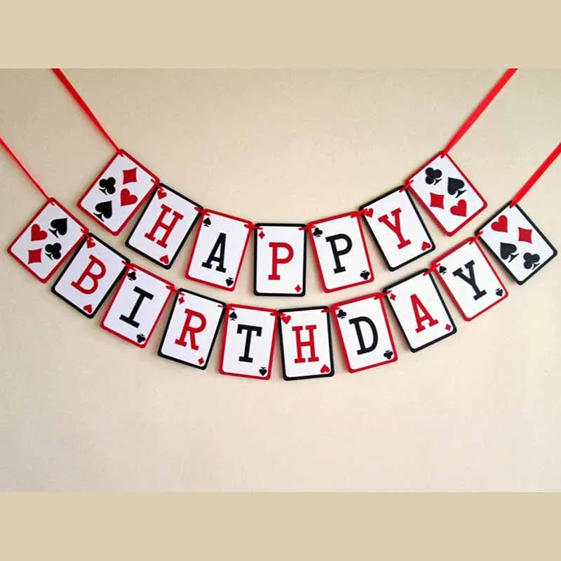 

Casino Themed Party 21st Birthday Banner Las Vegas Wedding Sign Poker Game Night Decor Party Decorations
