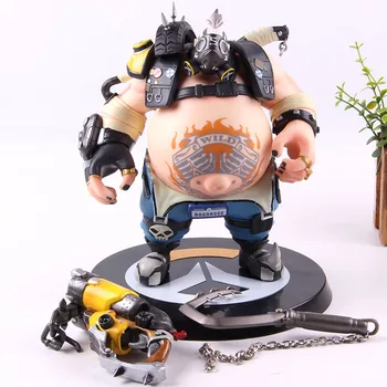 

Western Animiation Roadhog Figures Mako Rutledge PVC Figures Action Figure Collectible Model Toy For Boys