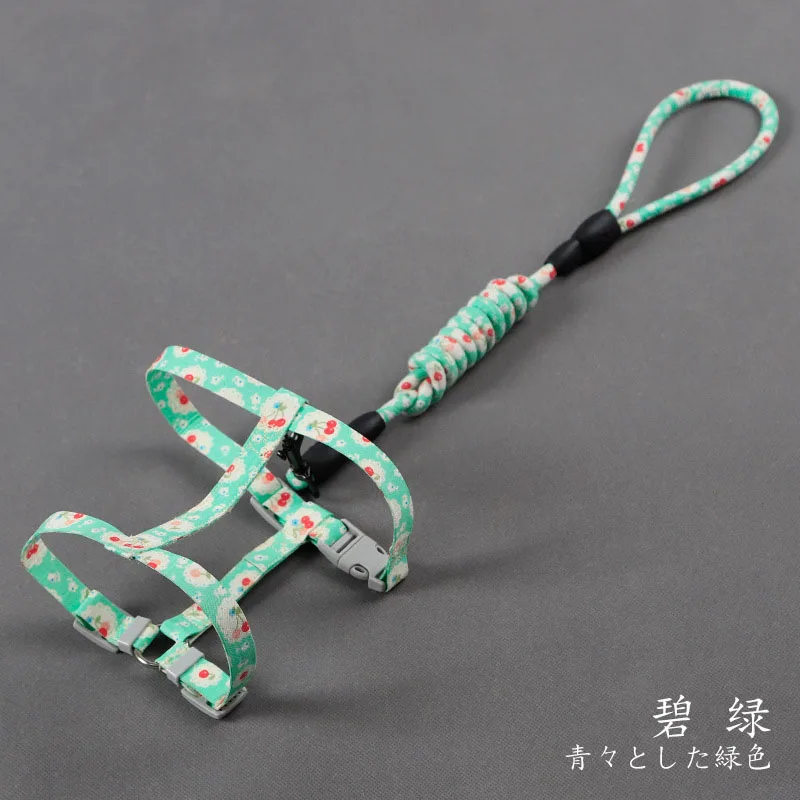 Круглая веревка поводок для кошек защитный ошейник собак и Регулируемый мягкий