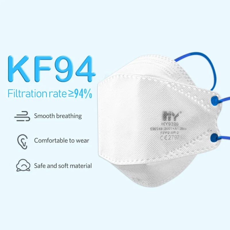 

1PC Protective Safety Mask Anti-pollution Breathing Mask F F P2 European Standard Masks Anti Fog Anti Smog FM
