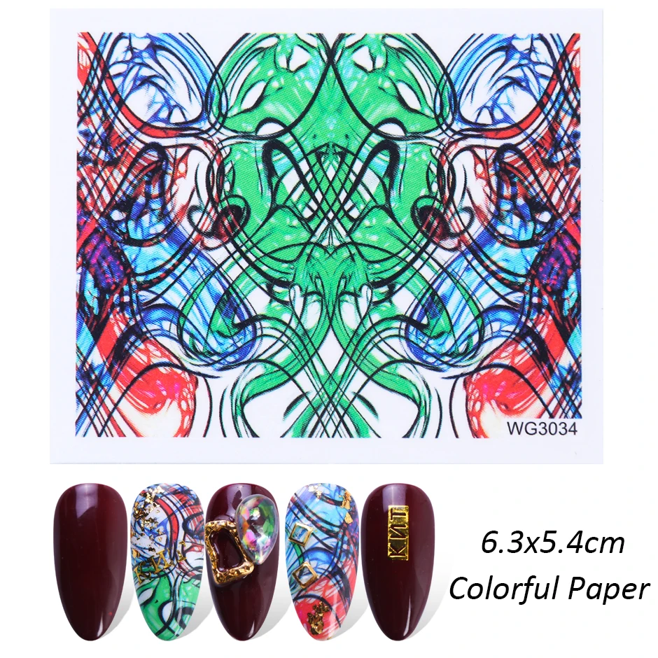 45 шт DIY сверкающие ногти, художественные наклейки, Переводные фольга, полноцветный светильник, снежинки, бумага для маникюра, набор CHWG3001-3045
