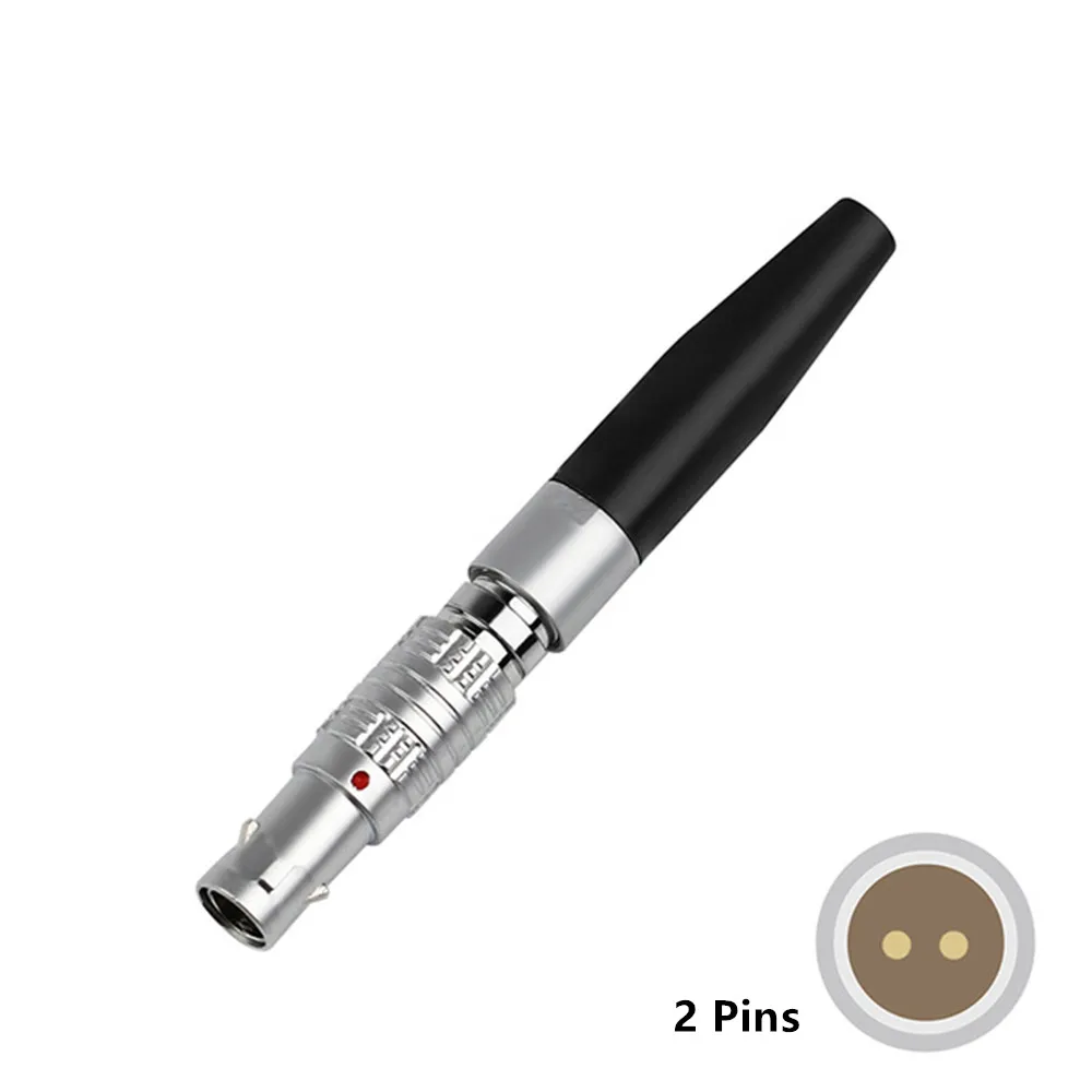 1pcs 2Pin Разъем для наушников DIY наушники аудио адаптер металлические стерео припоя провода разъемы Hifi для ED15 K812 2Pin 3Pin разъем - Цвет: 1pcs 2Pin