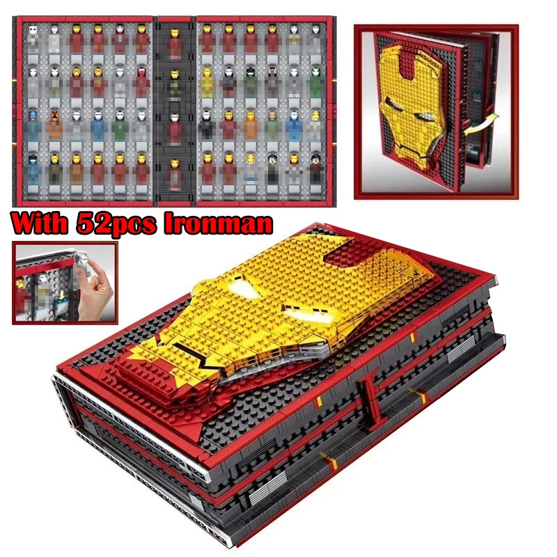 

SY1361 Compatible with Marvel Avengers Iron Man Book Ironman Building Blocks Bricks Toys Christams Gift For Children