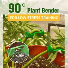 50PCS 90 Degree Plant Benders Trainer For Low Stress Training Plants Training Curved Growth Plants Bending Clips Holder PETG
