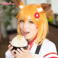 L-email парик Sewayaki Kitsune no Senko-san косплей парик Сенко-сан парики термостойкие синтетические волосы Perucas Косплей парик