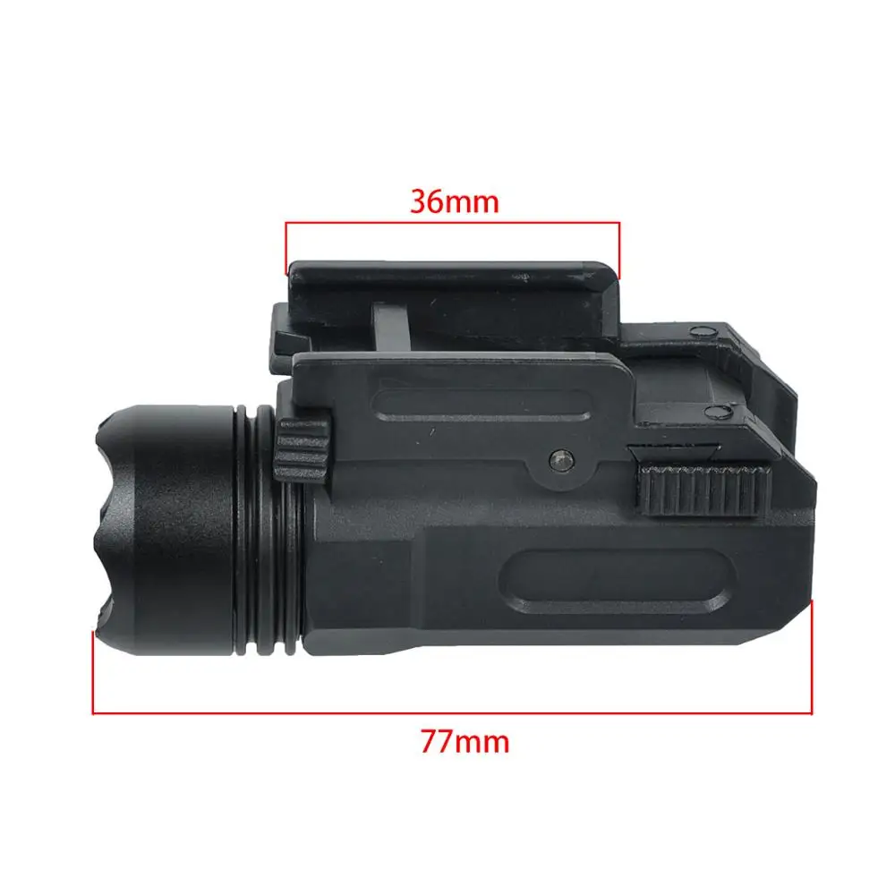 Страйкбольный мини-фонарь для пистолета QD Quick Detach Handgun фонарь светодиодный Ной