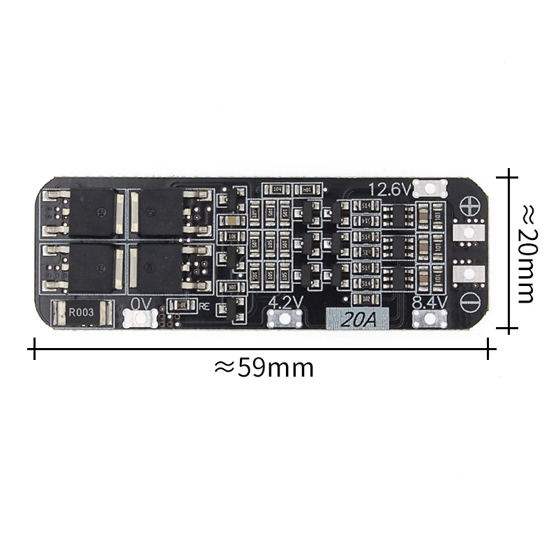 50 шт. 3S 20A литий-ионная литиевая батарея 18650 зарядное устройство PCB BMS Защитная