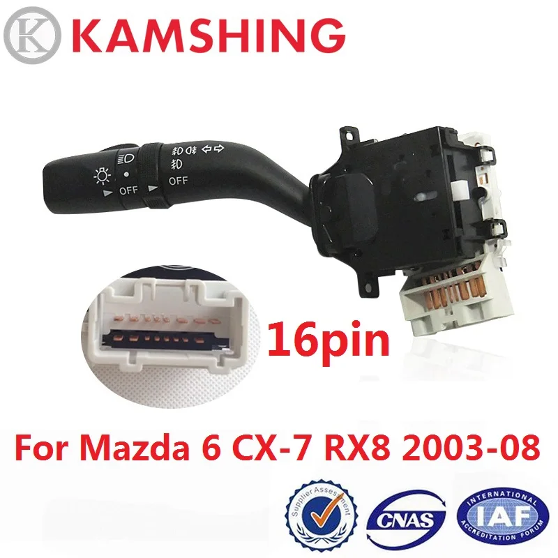 CAPQX For Mazda 6 GG 2003 2008 / CX 7 CX7 / RX8 Headlight Switch