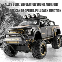 Car simulation 1:32 Raptor F150 off-road alloy children's toy car model ornaments AliExpress