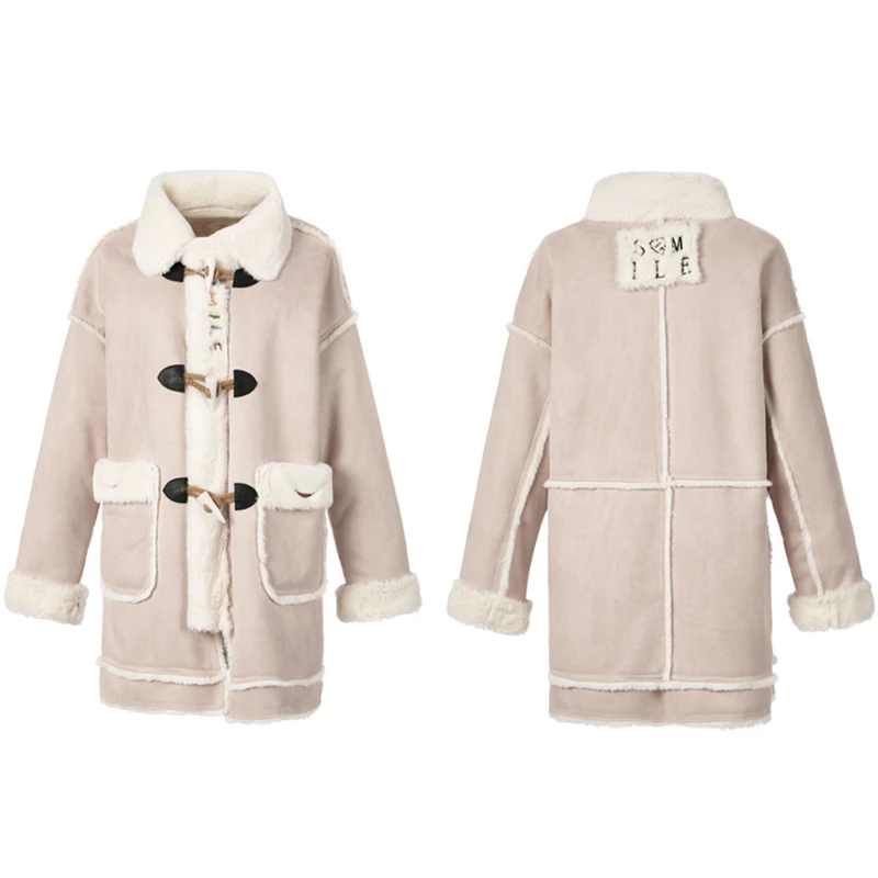 

High Quality Winter Jacket Women Woolen Coat 2019 Women's Casusl Cashmere Wool Coat Jacket Thick Warm Long Coat For Female