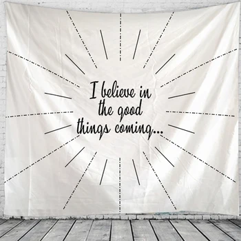 

Simple solid color diagram of letters Indian Mandala Tapestry Wall Hanging Boho decor macrame hippie Witchcraft Tapestry