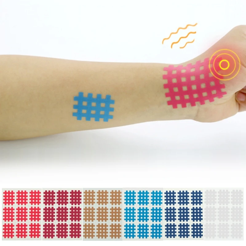 Kindmax Healthcare Spi-ral Cross Kinesiology Tape Physical Therapy Cross Muscle Tape for Pain Relief 10 Sheets