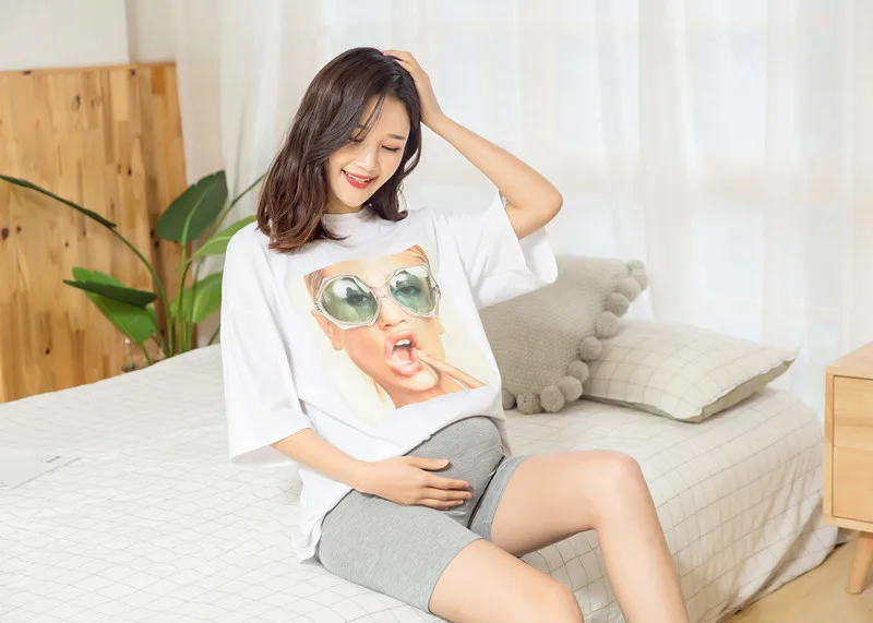 Pregnant Women's Safety Pants Anti-slip Underwear Thin Shorts Leggings Maternity Short