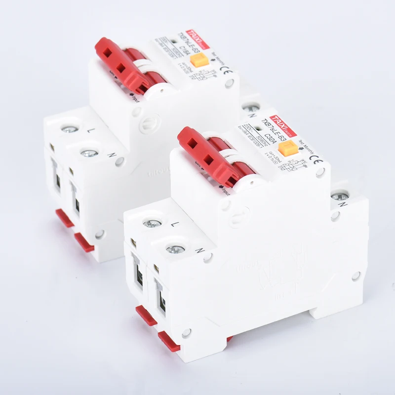 Residual, Proteção contra Vazamento, MCB, RCD, 15mA,