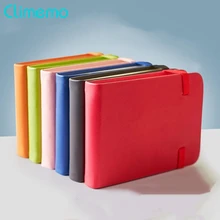 Climemo A7 карманный блокнот ежедневник из ПУ-кожи заметки 96 листов дневник Радуга цветная пуля альбом