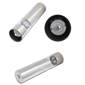 

Electric Pepper Grinder Battery Operated Stainless Steel Salt Spice Mill Kitchen Cooking BBQ Tool