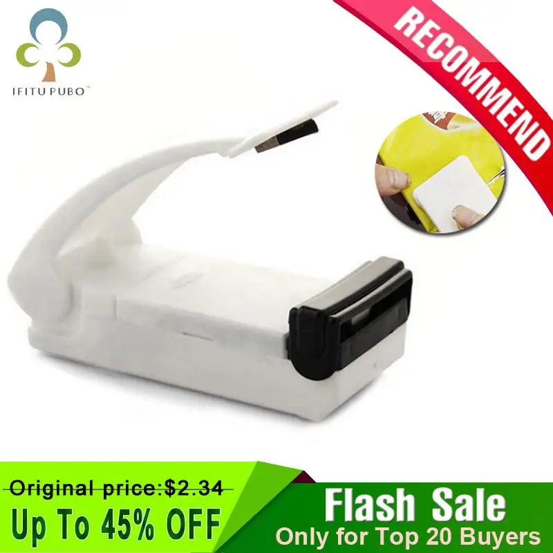 

Portable Vacuum Food Sealer Electric Snacks Bag Sealing Machine Hand Pressure Plastic Film Manual Packing Machine Tools WYQ
