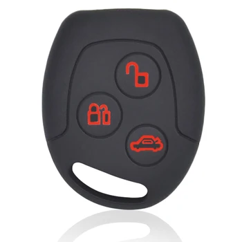 

For Ford Festiva Fusion Suit Fiesta KA Case Key Cover For Ford Mondeo Silicon Funda Para Llaves Car Key Cover Case Remote