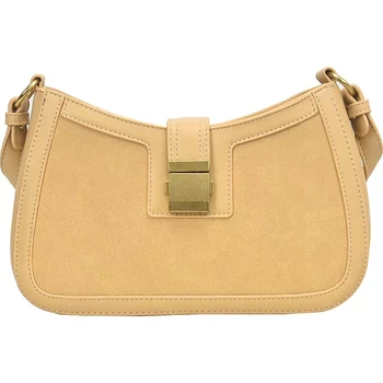 

Frosted underarm bag women's bag 2020 summer new medium and ancient baguette bag stylish simple one-shoulder messenger bag