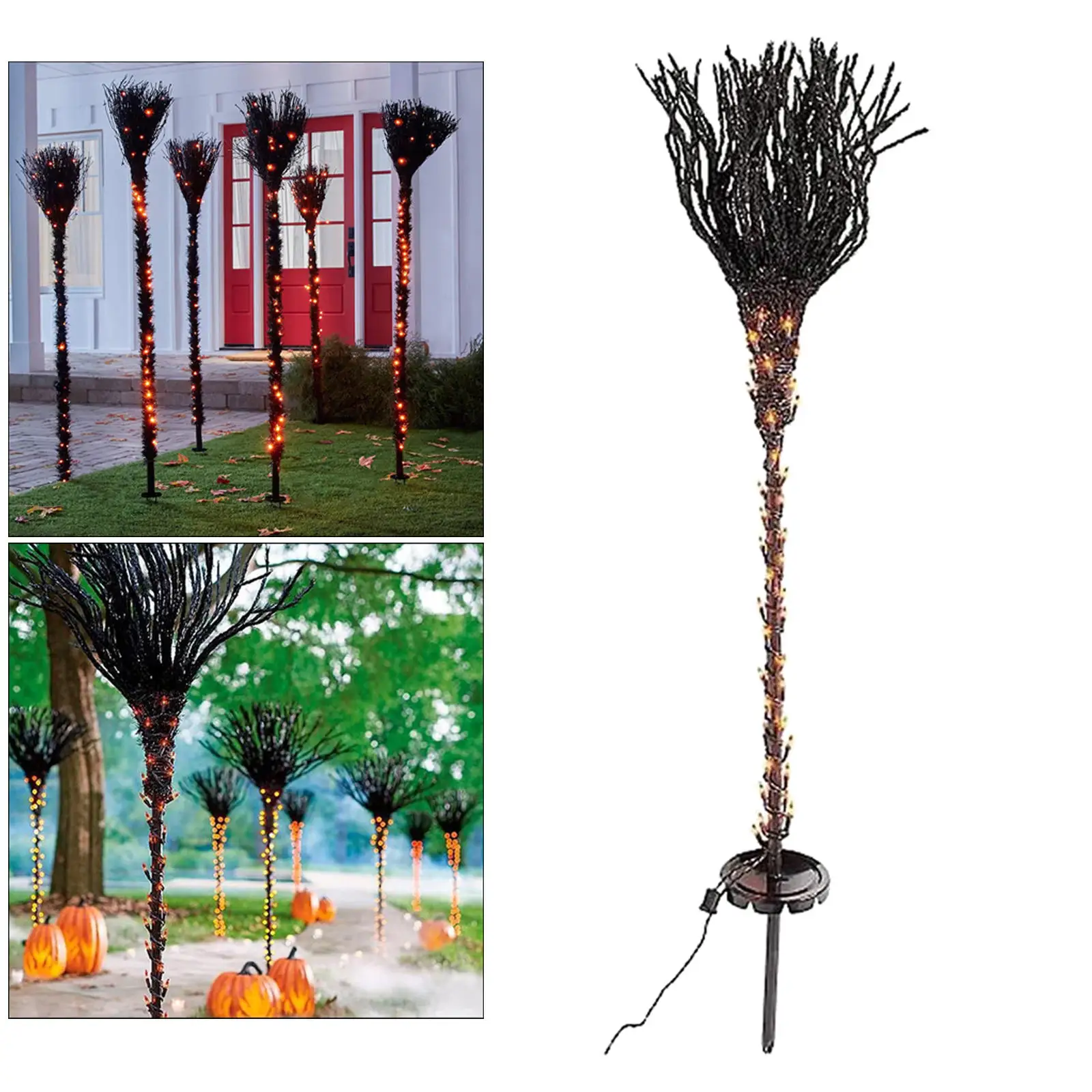 HalloweenWitchBroomIronBroomPropsforCostumePartyHalloween