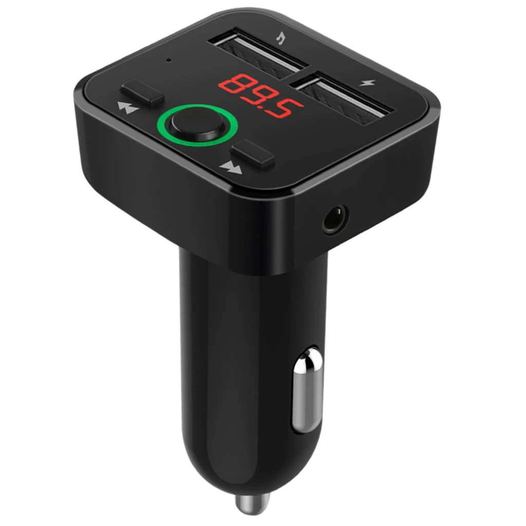 Автомобильный стерео Bluetooth MP3 приемник Универсальный микрофон вход вспомогательный USB