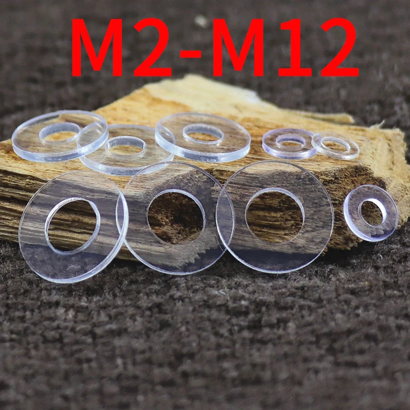 Plastic Washers Transparent Plastic Washers Screws Washer Stainless Plastic Thin Aliexpress