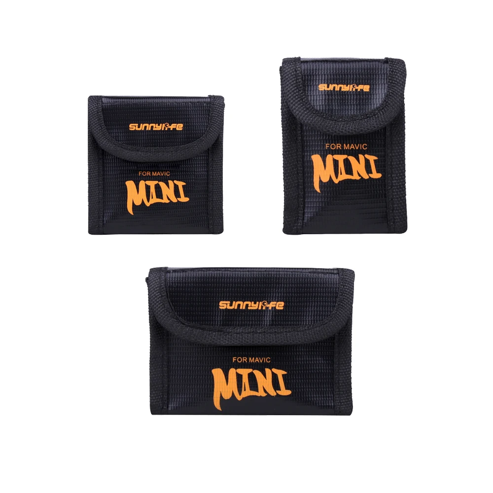 Promo YID Flight Battery Safe Bag for DJI Mavic MINI Drone Lipo Battery Case Explosion-proof Safe Storage Bag Anti-scratch Accessory 
