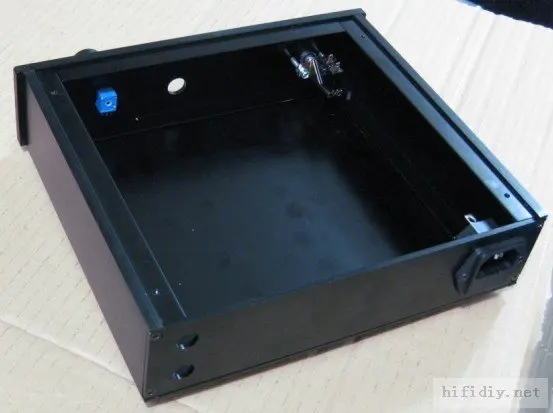 BZ2205 Black All Aluminum Headphone Amplifier Chassis Mini Power Amp Case DIY Audio Housing Box