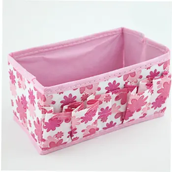 

foldable floret Cosmetics Storage Box Purple household daily products family familiar article of everyday use