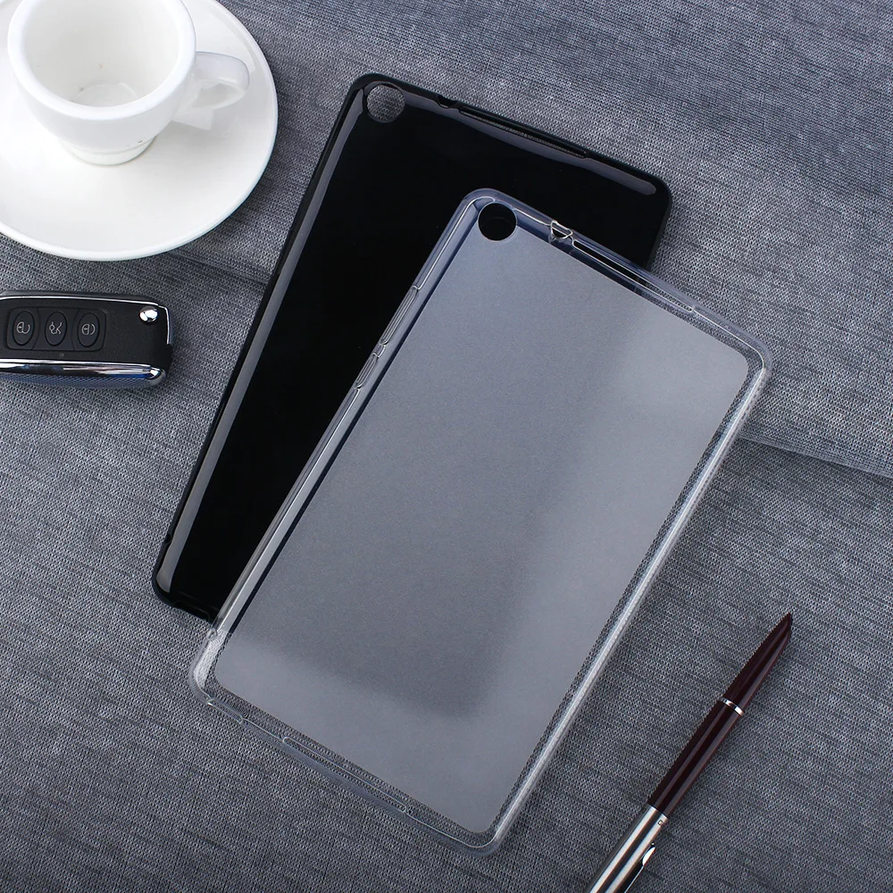 Мягкий прозрачный чехол для планшета и силикона с откидной крышкой Huawei MediaPad M5 Lite 8