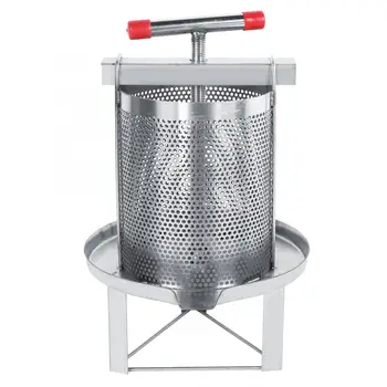 

Stainless Steel Household Manual Honey Presser Wax Press Beekeeping Tool with Filter Honey Presser Machine Manual Fully Presser