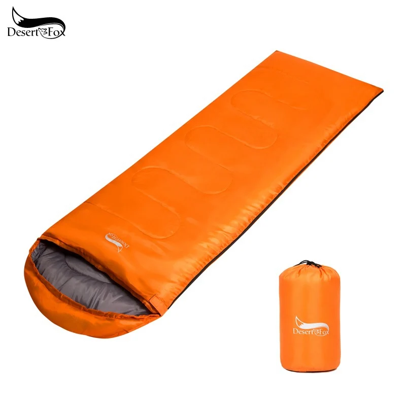 Легкий спальный мешок для пустыни и лисы, 1 кг, портативный наружный конверт для кемпинга, походов, компрессионный мешок, водонепроницаемый спальный мешок