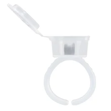 ABVP 50 шт. портативная татуировка с клапаном кольцо чашка цветная чашка татуировка подводка для глаз инструмент татуировки цвет покрытый кольцо чашка