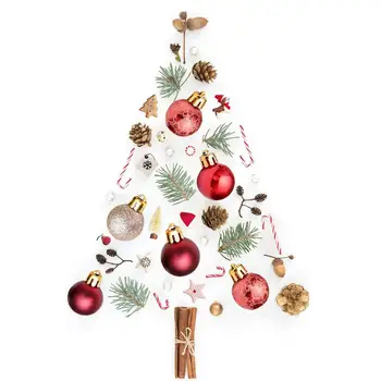 

New High Quality 30mm Christmas Tree Ball Pendant Bauble Hanging Colorful Ball Home Party Ornament Christmas Decorations 99pcs