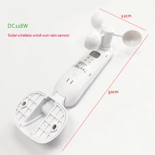Dooya DC118W 433MHz Солнечный беспроводной датчик ветра солнца дождя для тента и затвора