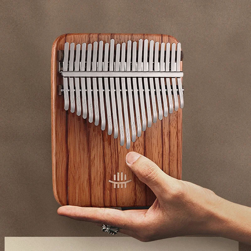 HLURU 21 Key Kalimba Thumb Piano,Gabonese Rosewood Hollow Kalimba Instrument  –