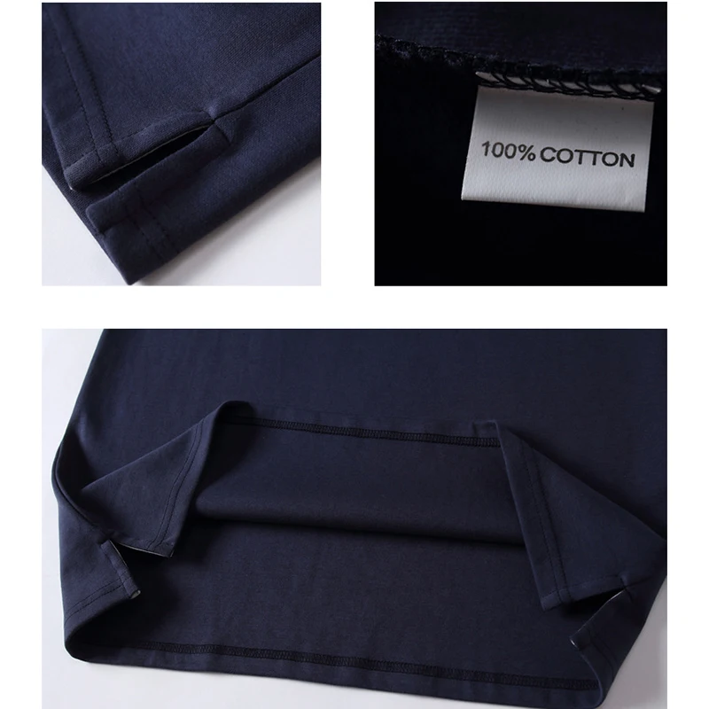 Online Camisa Polo de hombre de Color sólido de todos los hombres de algodón de manga larga Camiseta de gran tamaño de alta calidad camisa de moda masculina gota nave