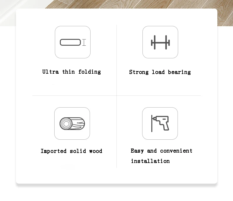 Description Picture 3 of itemWall Hanging Bathroom And Shower Chair Ultra Thin Hidden Shoe Changing Stool Bathroom Furniture Folding Chair Porch Stools