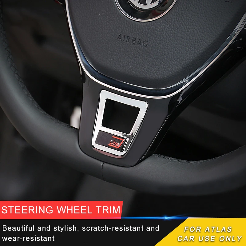 GELINSI для Volkswagen VW Atlas 2017 2019 T ROC 2018 накладка на рулевое колесо автомобиля пряжку