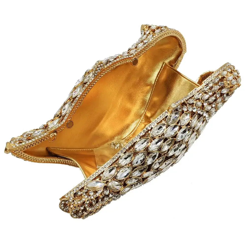 Boutique De FGG женский клатч в форме попугая с 3D кристаллами, вечерние сумочки и сумочки, женские вечерние клатчи