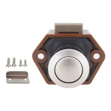 #Special Offers Diameter 20mm Camper Car Push Lock RV Caravan Boat Drawer Latch Button Locks For Furniture Hardware Brown #Special Offers Diameter 20mm Camper Car Push Lock RV Caravan Boat Drawer Latch Button Locks For Furniture Hardware Brown