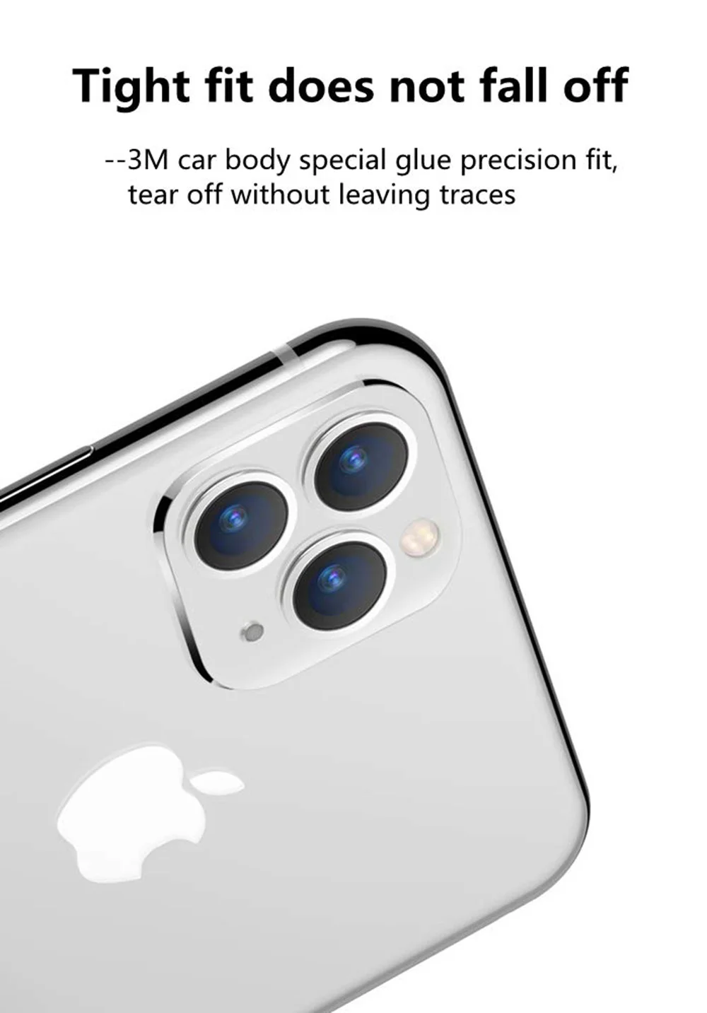 Сплав Поддельные объектив камеры пленка для iPhone X XS MAX наклейка секунд изменить на iPhone 11 Pro Max Стекло протектор кольцо Крышка