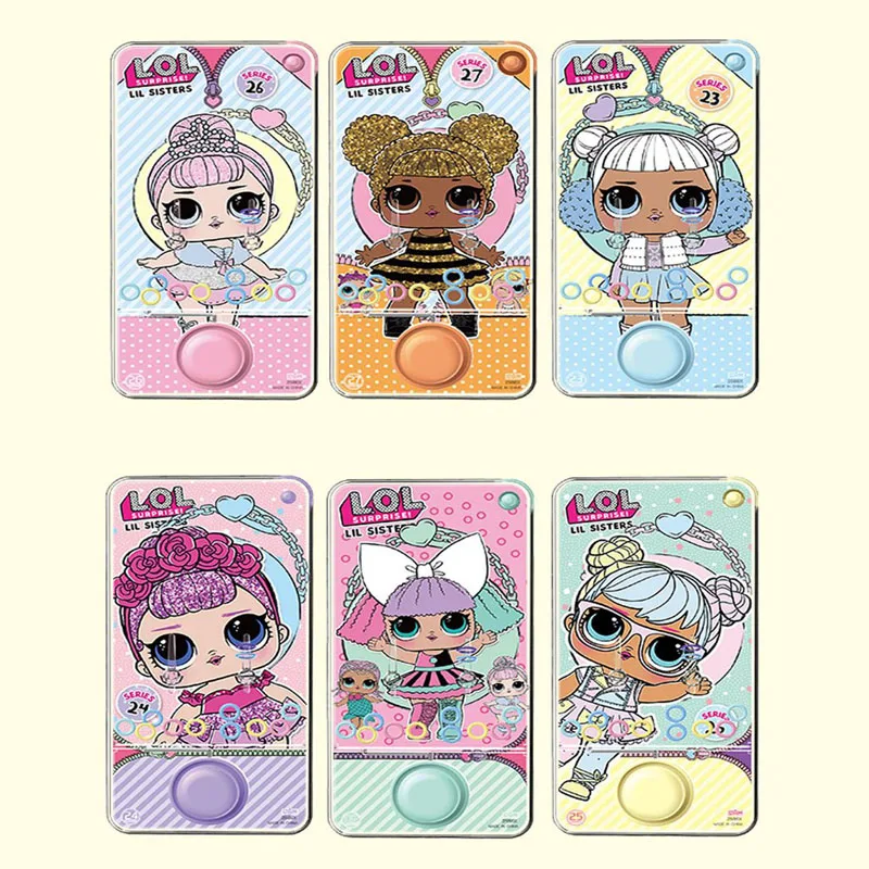 

LOL surprise doll original wet water ring toss toy handheld game console interactive ant game toy children For kids Gifts 2C46