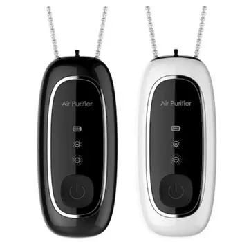 

Purifying necklace USB Portable Air Purifier Personal smart jewelery with Negative Ion Air Freshener-No Radiation for Adults Kid